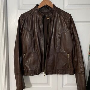 Wilsons Leather vintage brown leather jacket